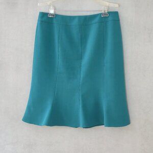 Kasper Fit & Flare Skirt | Teal | Size 12